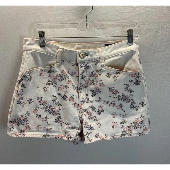 Rag & Bone HIGH RISE‎ Floral Jean Shorts Denim Size 28 x 2.5" Casual - Picture 3 of 9